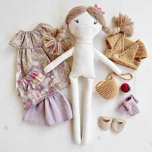  Panni textilbaba - játék & sport - baba & babaház - öltöztethető baba - Meska.hu