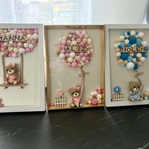 Pompon Memories - egyedi, neves, kézzel készített gyerekszoba dekoráció - baba - mama - babaszoba dekoráció - babanév dekoráció - Meska.hu