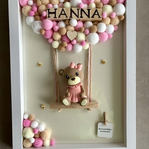 Pompon Memories - egyedi, neves, kézzel készített gyerekszoba dekoráció - Meska.hu