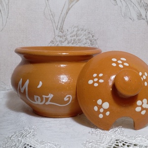 Méztartó - otthon & életmód - konyhafelszerelés, tálalás - konyhai tárolás - méz & vajtartó - Meska.hu