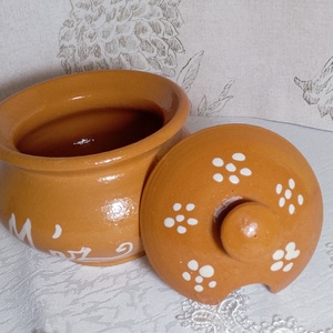 Méztartó - otthon & életmód - konyhafelszerelés, tálalás - konyhai tárolás - méz & vajtartó - Meska.hu