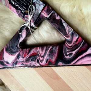 Fluid art vágódeszka - Meska.hu