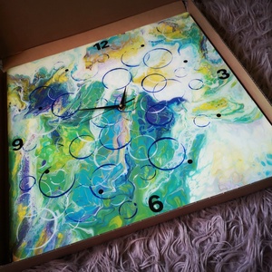 Fluidart óriás falióra  - otthon & életmód - dekoráció - Meska.hu