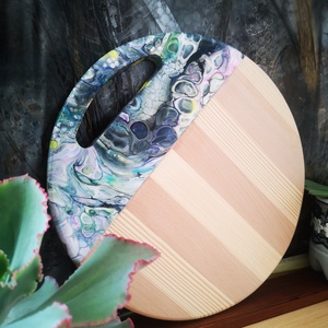 Fluid art vágodeszka - Meska.hu