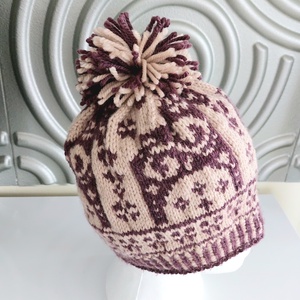 Kézzel kötött norvég mintás sapka , Ruha & Divat, Sál, Sapka, Kendő, Sapka, Kötés, MESKA