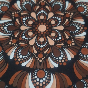 Föld Energia Mandala 10�10cm - Meska.hu