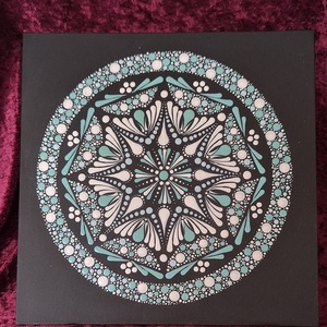 Nyugalom Mandala 25x25 cm - otthon & életmód - dekoráció - spiritualitás - mandala - Meska.hu