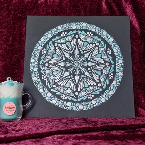 Nyugalom Mandala 25x25 cm - otthon & életmód - dekoráció - spiritualitás - mandala - Meska.hu