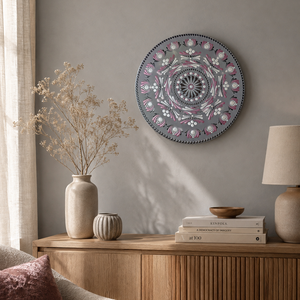 Elegáns pontozott mandala festmény 30cm  - otthon & életmód - dekoráció - spiritualitás - mandala - Meska.hu