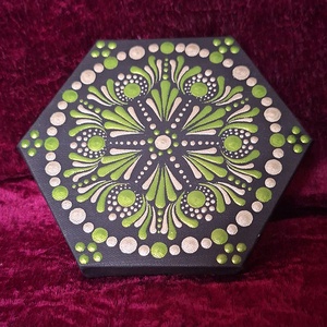 Mandala 15cm -szívcsakra  - otthon & életmód - dekoráció - spiritualitás - mandala - Meska.hu