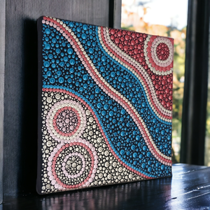 Art stílusú pontozott kép - szabadon - művészet - festmény - akril - Meska.hu