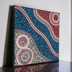 Art stílusú pontozott kép - szabadon - művészet - festmény - akril - Meska.hu