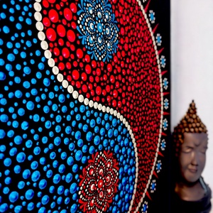 Jin Jang - vászonkép - otthon & életmód - dekoráció - kép & falikép - vászonkép - Meska.hu