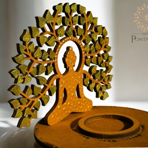 Életfa-Buddha - árnyék mécsestartó - otthon & életmód - gyertya, illat, aroma - mécses és mécsestartó - Meska.hu