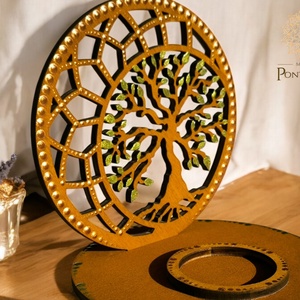 Életfa-mandala - árnyék mécsestartó - otthon & életmód - gyertya, illat, aroma - mécses és mécsestartó - Meska.hu