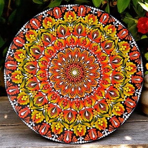 A tavasz energiája - mandala táblakép - Meska.hu