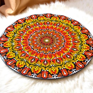 A tavasz energiája - mandala táblakép - otthon & életmód - dekoráció - kép & falikép - táblakép - Meska.hu