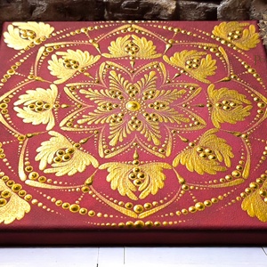 Fényhozó - mandala vászonkép - otthon & életmód - dekoráció - spiritualitás - mandala - Meska.hu