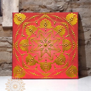 Fényhozó - mandala vászonkép, Otthon & Életmód, Dekoráció, Spiritualitás, Mandala, Festett tárgyak, MESKA