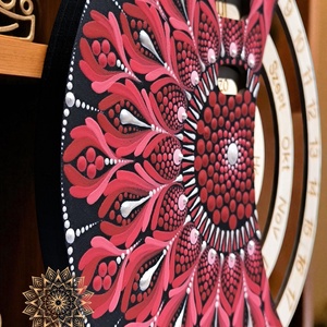 Mandala öröknaptár, álló (20 cm átmérőjű) - otthon & életmód - dekoráció - fali és függő dekoráció - falinaptár & öröknaptár - Meska.hu