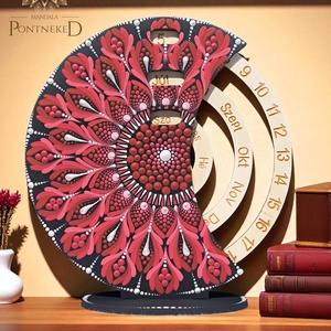 Mandala öröknaptár, álló (20 cm átmérőjű) - Meska.hu