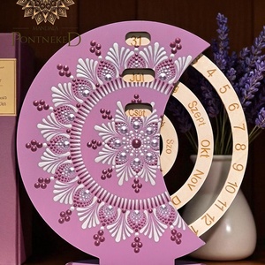 Mandala öröknaptár, álló (20 cm átmérőjű), Otthon & Életmód, Dekoráció, Fali és függő dekoráció, Falinaptár & Öröknaptár, , MESKA