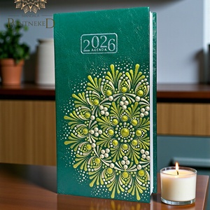 Mandala határidőnapló 2026, kisméretű, heti beosztású (zöld) - otthon & életmód - papír, írószer - naptár & tervező - Meska.hu