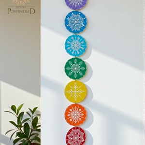 Csakrasor, falidísz - Meska.hu