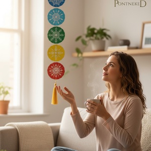 Csakrasor, falidísz - otthon & életmód - dekoráció - spiritualitás - mandala - Meska.hu