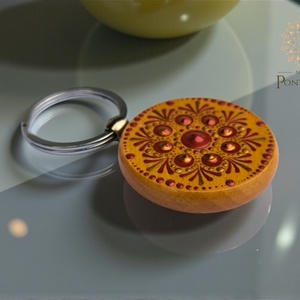 Mandala kulcstartó - Meska.hu