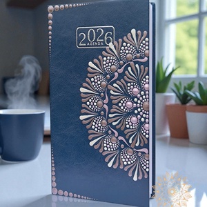 Mandala határidőnapló 2026, kisméretű, heti beosztású (sötétkék) - otthon & életmód - papír, írószer - naptár & tervező - Meska.hu