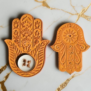 Hamsa kéz füstölő és mécsestartó szett - Meska.hu