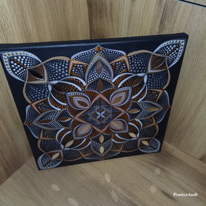 Új élmény mandala - művészet - festmény - akril - Meska.hu