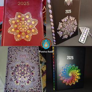 Mandalával díszített határidőnapló 2026-os - Meska.hu