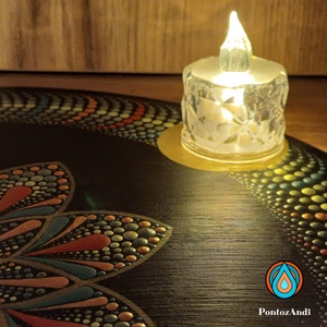 Adventi koszorú mandala kép - karácsony - adventi díszek - adventi koszorú - Meska.hu