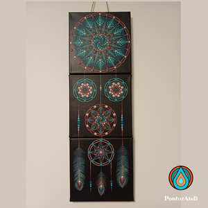 Álomfogó  - művészet - festmény - akril - Meska.hu