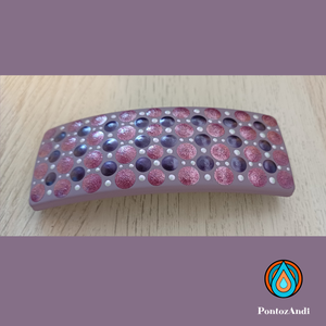 Pontozott hajcsat - ruha & divat - hajdísz & hajcsat - hajdísz - Meska.hu