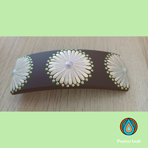 Pontozott hajcsat - ruha & divat - hajdísz & hajcsat - hajdísz - Meska.hu