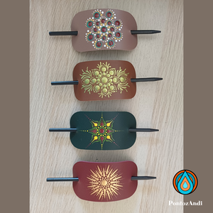 Hajbefogó pálcával / pálcás hajdísz - Meska.hu