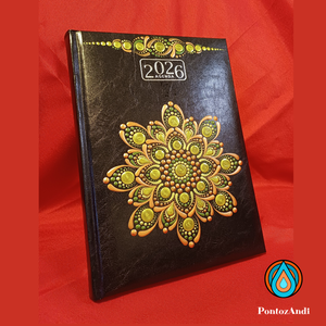 Mandalával díszített határidőnapló 2026-os, Otthon & Életmód, Papír, írószer, Jegyzetfüzet & Napló, , MESKA