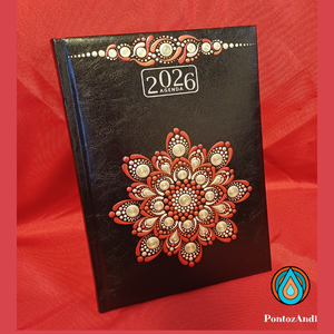 Mandalával díszített határidőnapló 2026-os, Otthon & Életmód, Papír, írószer, Jegyzetfüzet & Napló, , MESKA
