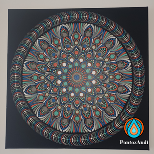 Koszorús mandala - Meska.hu