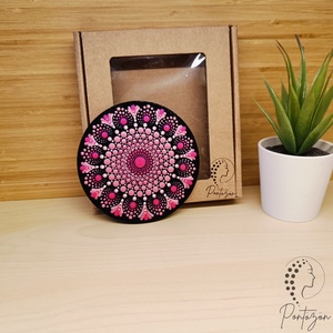 Pontozott poháralátét , Otthon & Életmód, Konyhafelszerelés, tálalás, Tálalás, Tányér- és poháralátét, Festett tárgyak, MESKA