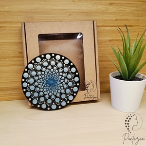 Pontozott poháralátét  - otthon & életmód - konyhafelszerelés, tálalás - tálalás - tányér- és poháralátét - Meska.hu