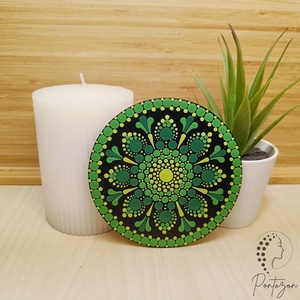 Pontozott poháralátétek (8 db) - egyedi megrendelésre készült  - otthon & életmód - konyhafelszerelés, tálalás - tálalás - tányér- és poháralátét - Meska.hu