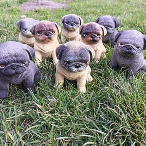 Mops kutya - otthon & életmód - dekoráció - dekoratív figurák és szobrok - Meska.hu