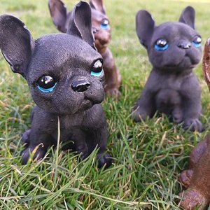 Francia bulldog  - otthon & életmód - dekoráció - dekoratív figurák és szobrok - Meska.hu