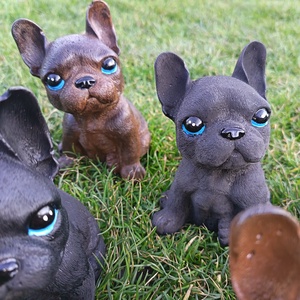 Francia bulldog  - otthon & életmód - dekoráció - dekoratív figurák és szobrok - Meska.hu