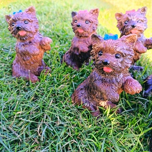 Yorki kutyus - otthon & életmód - dekoráció - dekoratív figurák és szobrok - Meska.hu