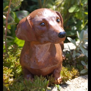 Tacskó kiskutyák , Otthon & Életmód, Dekoráció, Dekoratív figurák és szobrok, Kerámia, MESKA